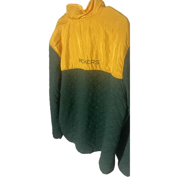 Green Bay Packers G-III 1/4 Zip Pullover Jacket Green Gold Yellow Men’s XXL NEW - Picture 5 of 7